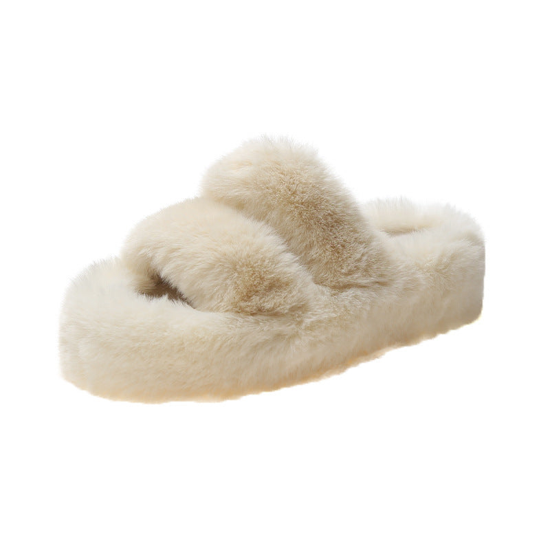 Fuzzy Slippers Women House Shoes Fluffy Bedroom Slippers