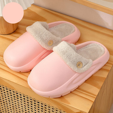 Detachable Washable Slippers Winter Warm House Shoes Bedroom Slippers Women