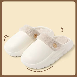 Detachable Washable Slippers Winter Warm House Shoes Bedroom Slippers Women