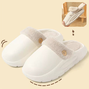 Detachable Washable Slippers Winter Warm House Shoes Bedroom Slippers Women